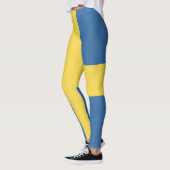 Zweedse vlag Emblem Leggings (Links)