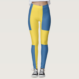 Zweedse vlag Emblem Leggings
