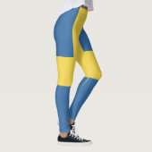 Zweedse vlag Emblem Leggings (Rechts)