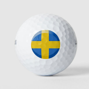 Zweedse vlag golfballen