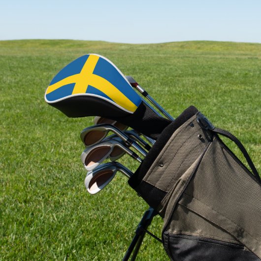 Zweedse vlag golfheadcover (Insitu)