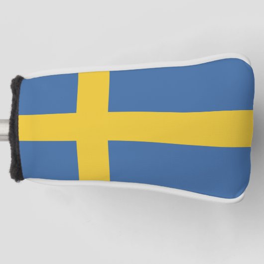Zweedse vlag golfheadcover (Voorkant)