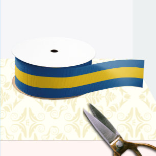 Zweedse vlag kleuren lint, Zweden / sport Lint