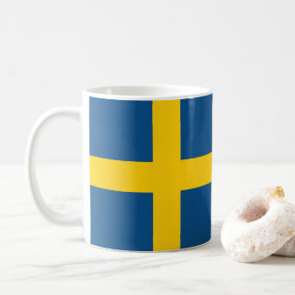 Zweedse vlag koffiemok