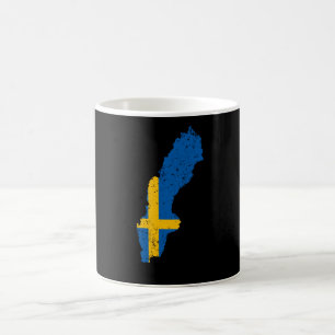 Zweedse vlag koffiemok