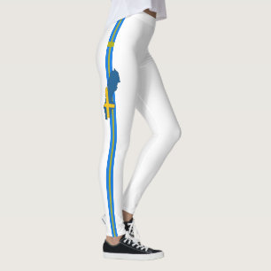 Zweedse vlag leggings