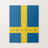 zweedse vlag legpuzzel (Verticaal)