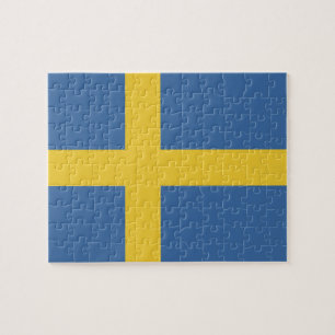 Zweedse vlag legpuzzel