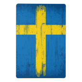 Zweedse vlag mini klembord (Achterkant)