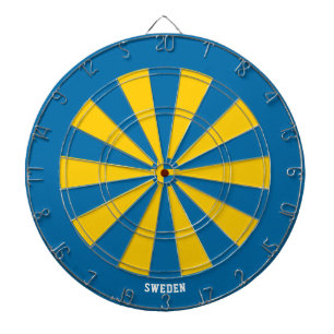 Zweedse Vlag Patriot's Bullseye Dartbord