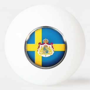 Zweedse vlag pingpongballen