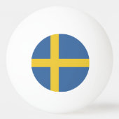 Zweedse vlag pingpongballen (Achterkant)