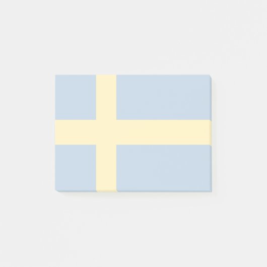 Zweedse vlag post-it® notes (Voorkant)