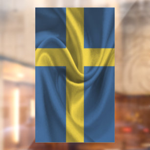Zweedse vlag raamsticker