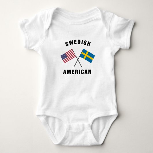Zweedse vlag romper (Voorkant)