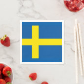 ZWEEDSE VLAG SERVET (Insitu)