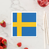 Zweedse vlag servetten (Insitu)