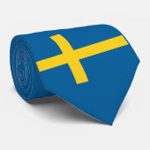 zweedse vlag stropdas (Opgerold)