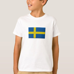 Zweedse vlag t-shirt