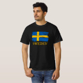 Zweedse vlag t-shirt (Voorkant volledig)
