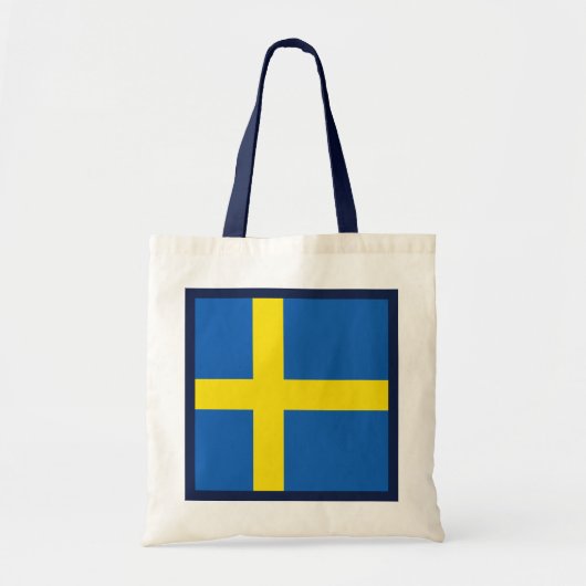 Zweedse vlag tote bag (Voorkant)