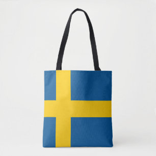 Zweedse vlag tote bag