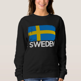 Zweedse Vlag Vintage Gemaakt In Zweden Trui