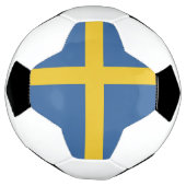 Zweedse vlag voetbal (Gedraaid)