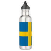 Zweedse vlag (Zweden) 532 ml waterfles (Links)
