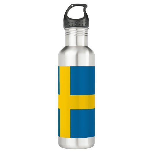 Zweedse vlag (Zweden) 532 ml waterfles (Voorkant)