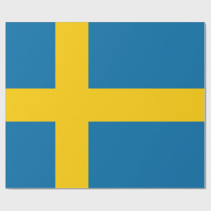 Zweedse vlag (Zweden) Cadeaupapier