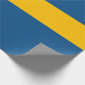 Zweedse vlag Zweden Cadeaupapier (Hoek)