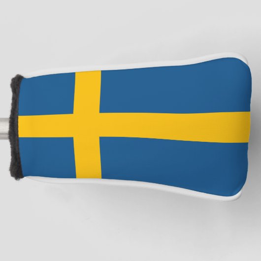 Zweedse vlag Zweden Golfheadcover (Voorkant)