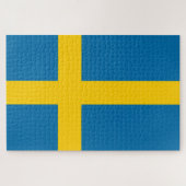 Zweedse vlag (Zweden) Legpuzzel (Horizontaal)