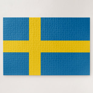 Zweedse vlag (Zweden) Legpuzzel