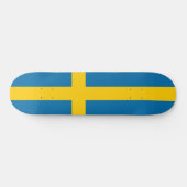 Zweedse vlag (Zweden) Skateboard (Horizontaal)