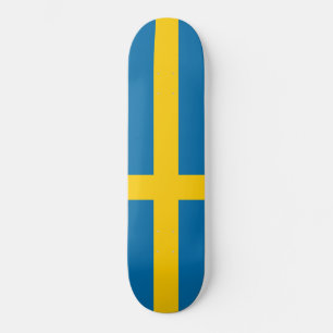 Zweedse vlag (Zweden) Skateboard