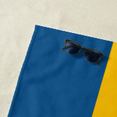 Zweedse vlag Zweden Strandlaken (In situ)