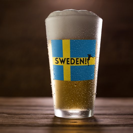 Zweedse voetbal glas