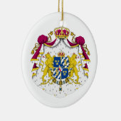 Zweedse wapenschild keramisch ornament (Rechts)