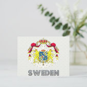 Zweedse wapenstilstand briefkaart (Staand voorkant)