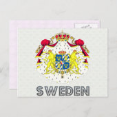 Zweedse wapenstilstand briefkaart (Voorkant / Achterkant)