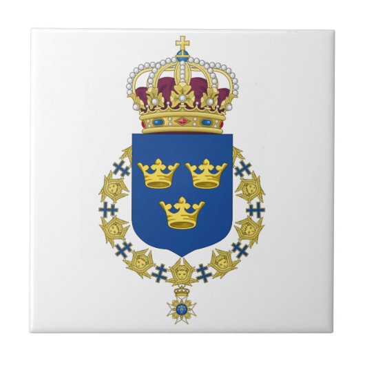 Zweedse wapenstilstand tegeltje (Voorkant)