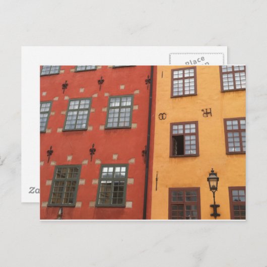 Zweedse Windows Briefkaart (Voorkant / Achterkant)