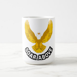 Zweef boven alle majestueuze arendskunst koffiemok