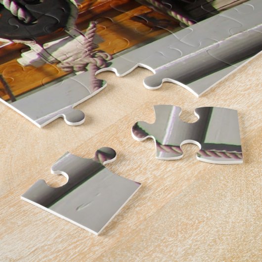 zweefbootpuzzel legpuzzel (Zijkant)