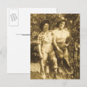 ZWEEFSELS VAN HET BRIEFKAART VAN DE RODEOINVITATIE (Voorkant / Achterkant)