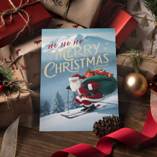 Zweefvliegen door de winters omhelzen briefkaart