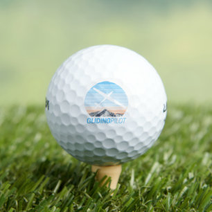 Zweefvlieger Aviator Sunset-vliegtuig Golfballen