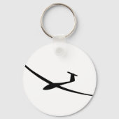 zweefvliegtuig sleutelhanger (Voorkant)